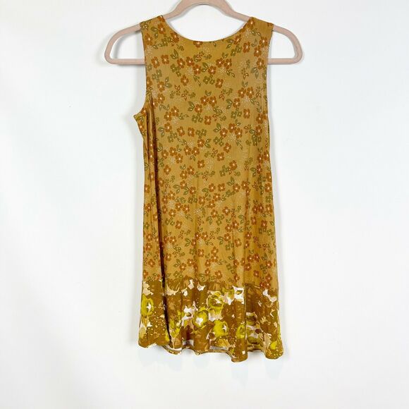 LOGO Layers by Lori Goldstein Double Print Knit Tank 2XS Brown NWOT N1486 - Picture 6 of 7